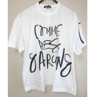 コムデギャルソン(COMME des GARCONS)のコムデギャルソン ロゴT 半袖Tシャツ 青山限定 オーバーサイズ ビッグサイズ(Tシャツ/カットソー(半袖/袖なし))