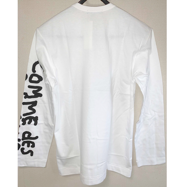 COMME des GARCONS(コムデギャルソン)のコムデギャルソン ロゴTシャツ 長袖Tシャツ M 青山限定 ロンT COMME メンズのトップス(Tシャツ/カットソー(七分/長袖))の商品写真