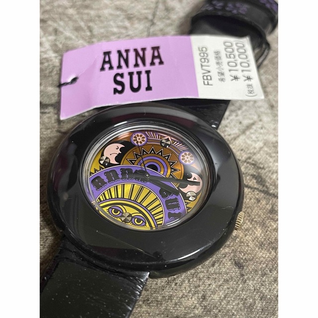 ANNA SUI(アナスイ)のANNA SUI アナスイ　レディース腕時計　紫　中古稼動品 レディースのファッション小物(腕時計)の商品写真