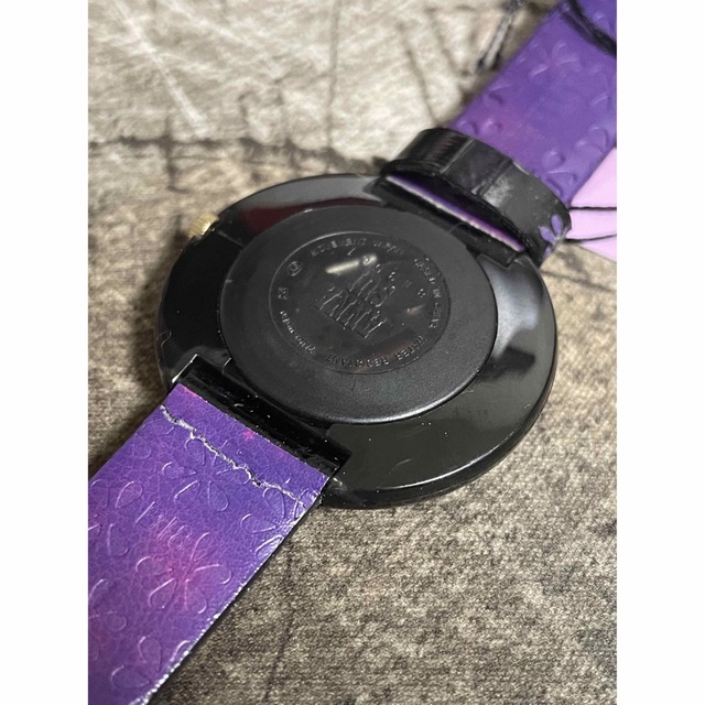 ANNA SUI(アナスイ)のANNA SUI アナスイ　レディース腕時計　紫　中古稼動品 レディースのファッション小物(腕時計)の商品写真
