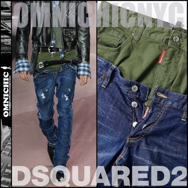 極上レイヤード13万DSQUARED2ディースクエアードツインパックデニム48タグ