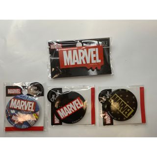 新品未開封　マーベル MARVEL バッチ　4点セット(アメコミ)