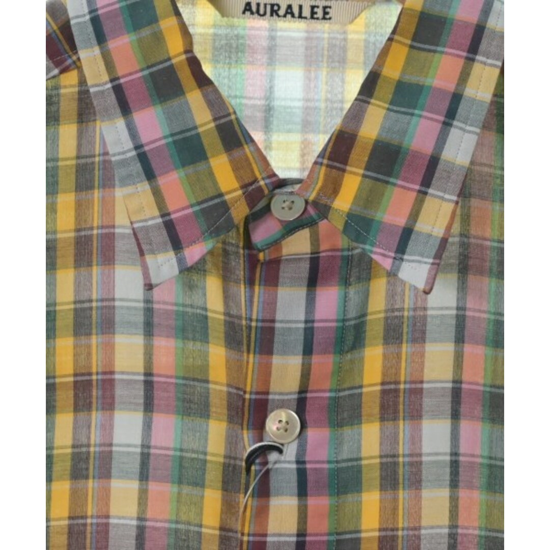 AURALEE オーラリー カジュアルシャツ 5(L位) ピンク