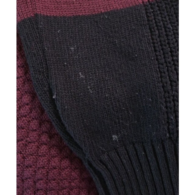 DIESEL(ディーゼル)のDIESEL ディーゼル ニット・セーター S 赤系x黒 【古着】【中古】 メンズのトップス(ニット/セーター)の商品写真