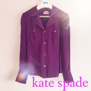 ケイトスペードニューヨーク(kate spade new york)のkate spade★シルクシャツ(シャツ/ブラウス(長袖/七分))