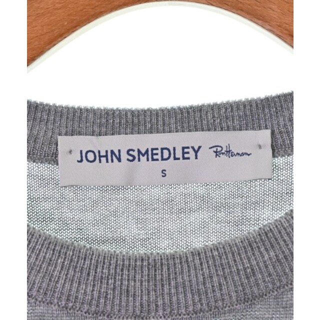 JOHN SMEDLEY(ジョンスメドレー)のJOHN SMEDLEY ジョンスメドレー ニット・セーター S グレー 【古着】【中古】 メンズのトップス(ニット/セーター)の商品写真