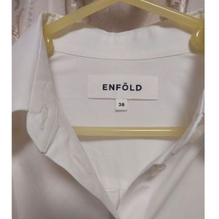 ★新品★ENFOLD FRONT WING シャツ ライトブルー