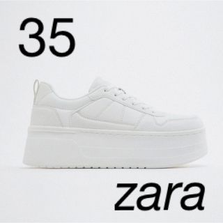 ザラ(ZARA)のZARA プラットフォームスニーカー　35(スニーカー)