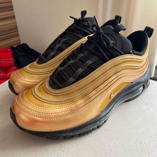 ナイキ(NIKE)のNIKEエアマックス97 OG 27センチ　ゴールド　試履のみ(スニーカー)