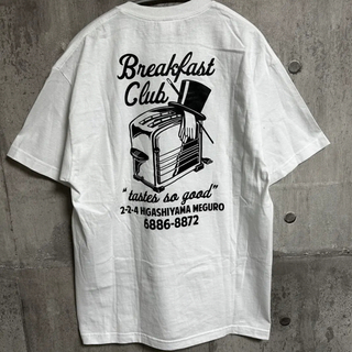 ガールズドントクライ(Girls Don't Cry)のbreakfast club tokyo Tシャツ white M 野村訓市(Tシャツ/カットソー(半袖/袖なし))