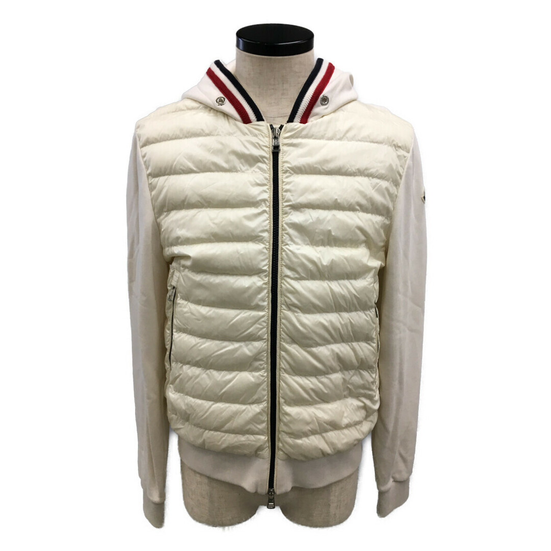 MONCLER (モンクレール) メンズ パーカー L ホワイト