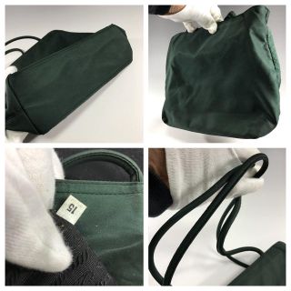 ◇ PRADA プラダ トートバッグ ナイロン×レザー モスグリーン ◇