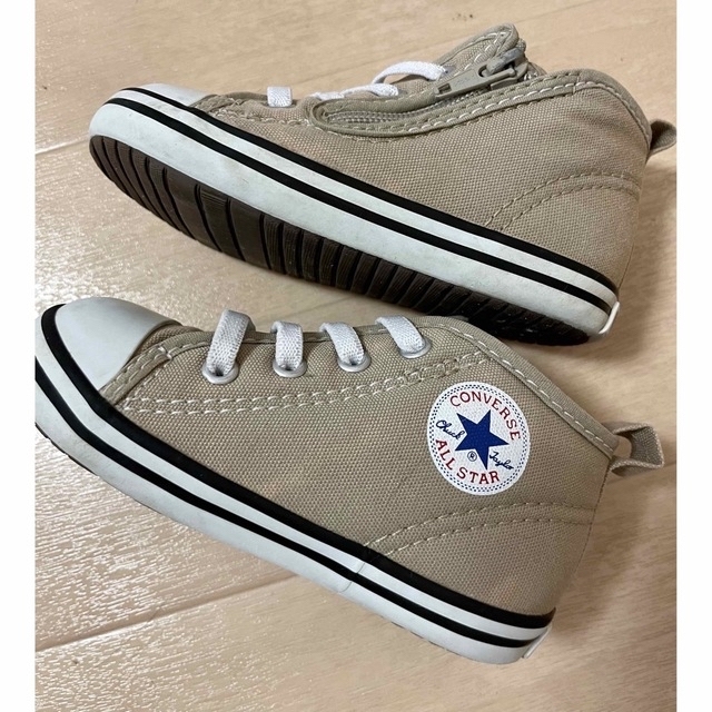 CONVERSE(コンバース)のベビー　靴　コンバース　13.5cm  ベージュ キッズ/ベビー/マタニティのベビー靴/シューズ(~14cm)(スニーカー)の商品写真