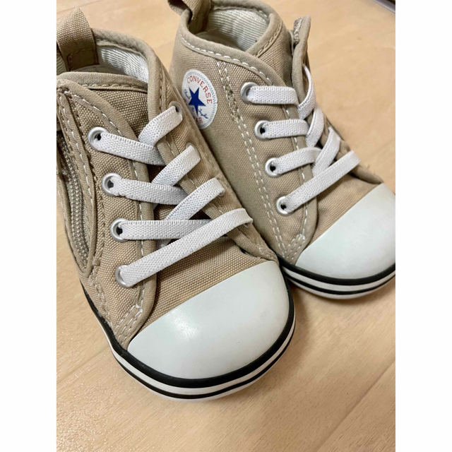 CONVERSE(コンバース)のベビー　靴　コンバース　13.5cm  ベージュ キッズ/ベビー/マタニティのベビー靴/シューズ(~14cm)(スニーカー)の商品写真