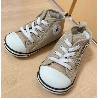 コンバース(CONVERSE)のベビー　靴　コンバース　13.5cm  ベージュ(スニーカー)