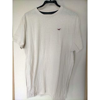 ホリスター(Hollister)のホリスター Tシャツ US L 白/クリーム系 男女兼用(Tシャツ/カットソー(七分/長袖))