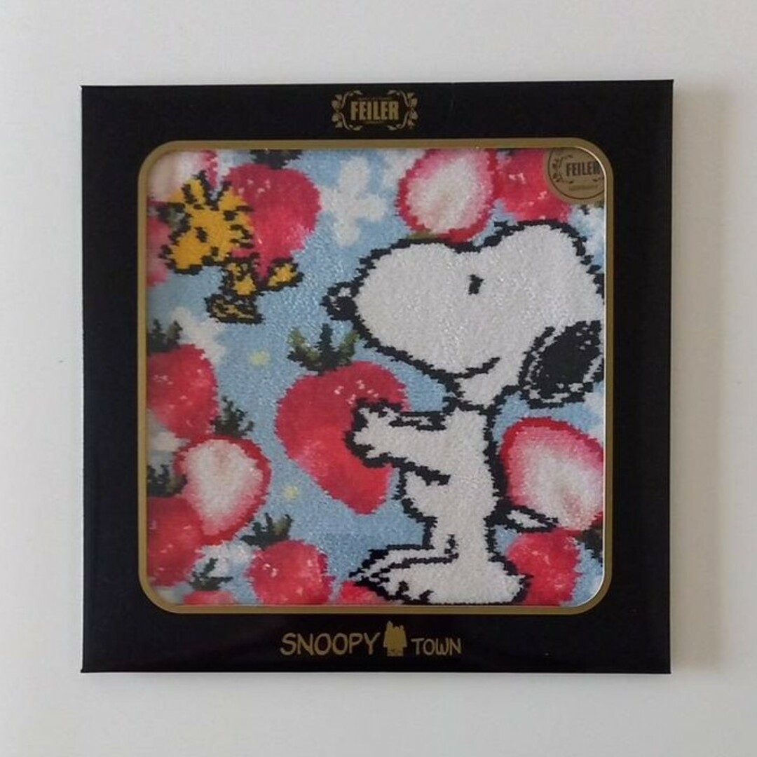 FEILER - 新品☆フェイラー×スヌーピー ハンカチ イチゴの通販 FEILER - 新品☆フェイラー×スヌーピー ハンカチ イチゴの通販