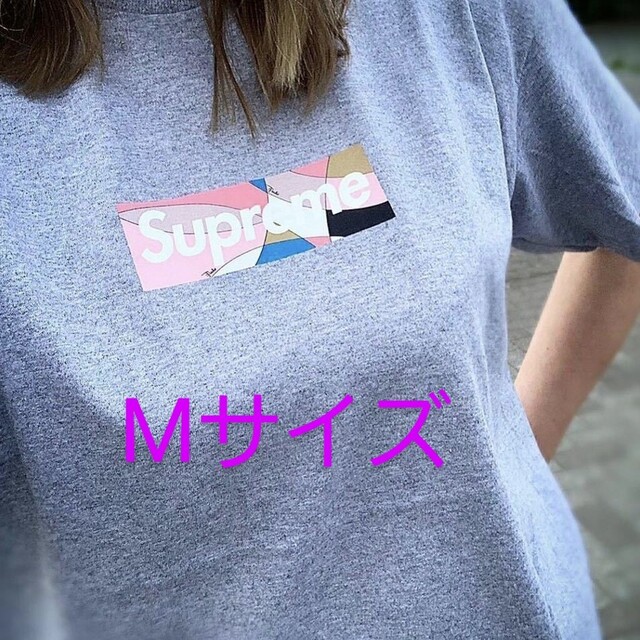 nikesupreme × emilio Pucci box logo T-shirt