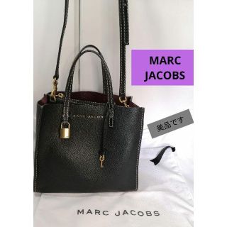 マークジェイコブス(MARC JACOBS)のマークジェイコブス　2way ハンドバッグ  レザー　ブラック　ミニグラインド(ショルダーバッグ)