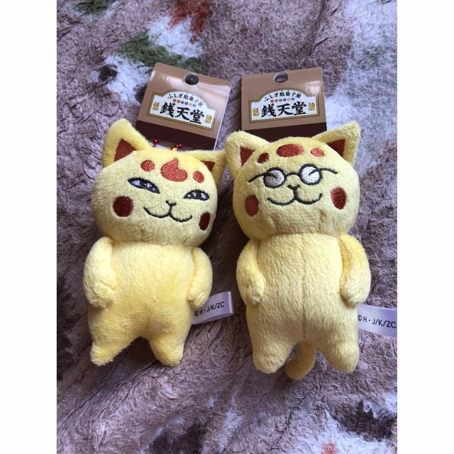 新品タグ付き　銭天堂　ぬいぐるみ　マスコット　ねこ エンタメ/ホビーのおもちゃ/ぬいぐるみ(キャラクターグッズ)の商品写真