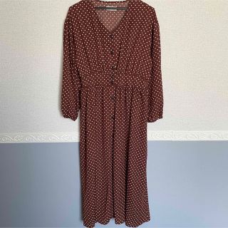 レトロガール(RETRO GIRL)の未着用 RETRO GIRL レトロガール ドット柄 ワンピース(ロングワンピース/マキシワンピース)