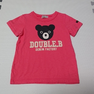 ダブルビー(DOUBLE.B)の専用☆ダブルB 半袖Tシャツ(赤) 100cm(Tシャツ/カットソー)