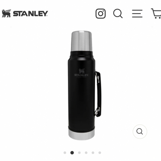スタンレー(Stanley)のスタンレー(Stanley) クラシック 真空ボトル 1L マットブラック(食器)