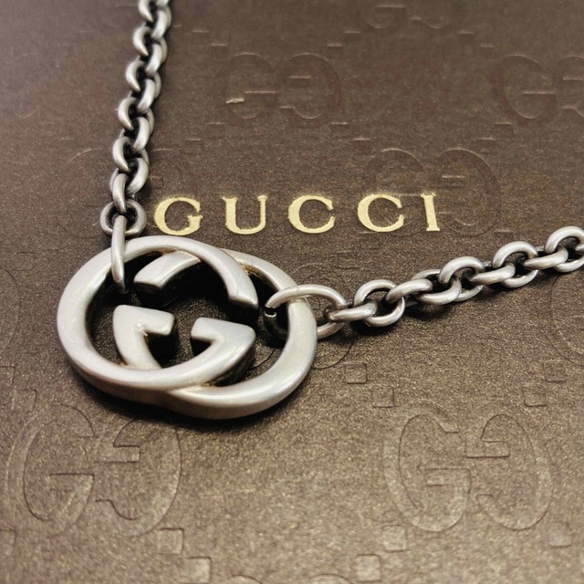 Gucci(グッチ)の グッチ GUCCI ネックレス インターロッキングG SV  メンズのアクセサリー(ネックレス)の商品写真