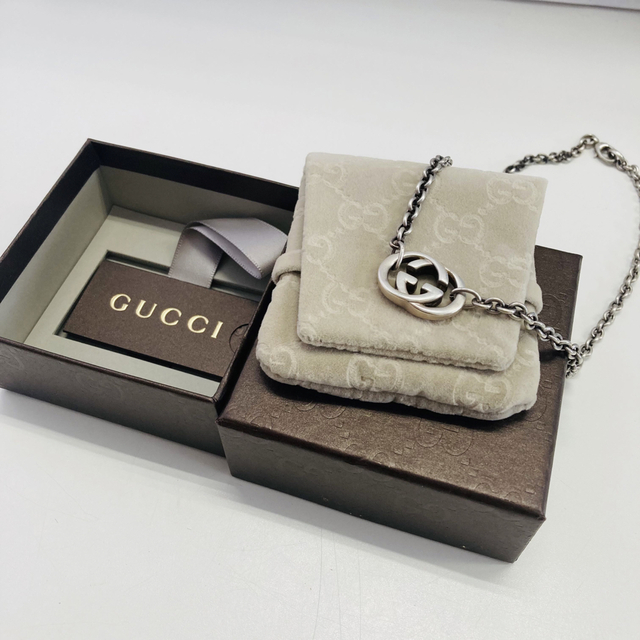 Gucci(グッチ)の グッチ GUCCI ネックレス インターロッキングG SV  メンズのアクセサリー(ネックレス)の商品写真