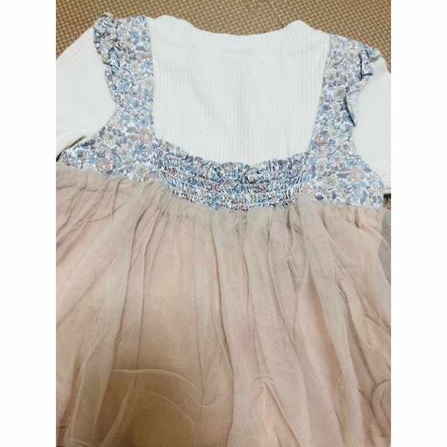 petit main(プティマイン)のpetit main チュールチュニック90 キッズ/ベビー/マタニティのキッズ服女の子用(90cm~)(ワンピース)の商品写真