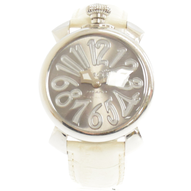 GaGa MILANO ガガミラノ マヌアーレ 40mm 5020.9 ステンレス シルバー
