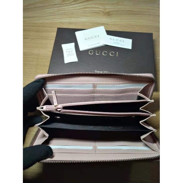 ☆GUCCI☆グッチ☆蝶GGLOGO☆ジップアラウンド長財布 レディース 新品