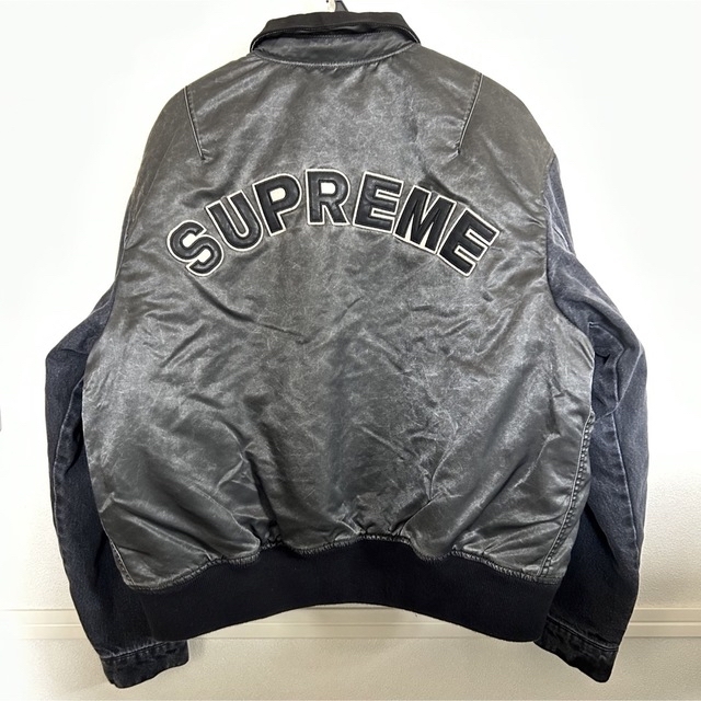 supreme denim sleeve MA-1