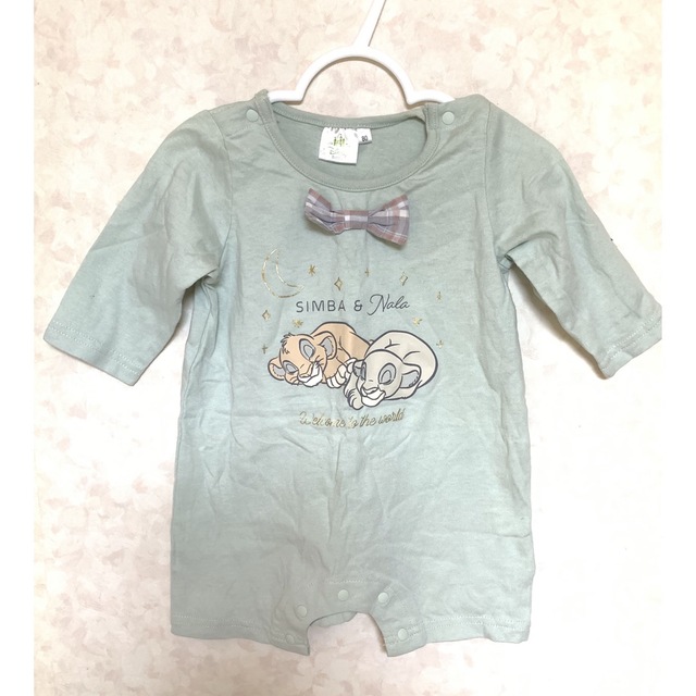 Disney(ディズニー)の【　80サイズ　】Disney baby  シンバ　ナラ キッズ/ベビー/マタニティのベビー服(~85cm)(肌着/下着)の商品写真