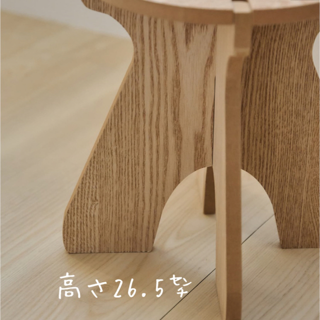 大人気☆木目調スツール　ジャグスタンド　ランタン台　キャンプ用品 STOOL インテリア/住まい/日用品の椅子/チェア(スツール)の商品写真