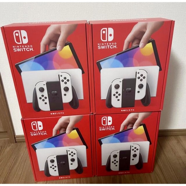 有機EL 白4台 任天堂 Switch 新品未使用