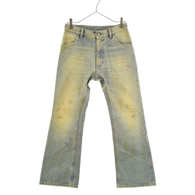 Maison Martin Margiela(マルタンマルジェラ)のMaison Margiela メゾンマルジェラ 22SS Dirty Wash Denim ダーティーウォッシュデニムパンツ S30LA0179 インディゴ メンズのパンツ(デニム/ジーンズ)の商品写真