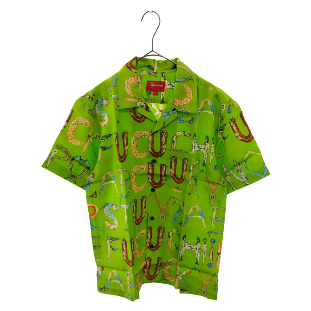 SUPREME シュプリーム 18SS Alphabet Silk Shirt アルファベット