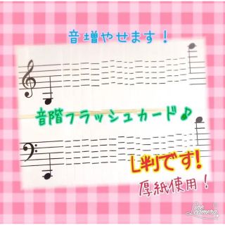 音階フラッシュカード　L判　41枚(クラシック)