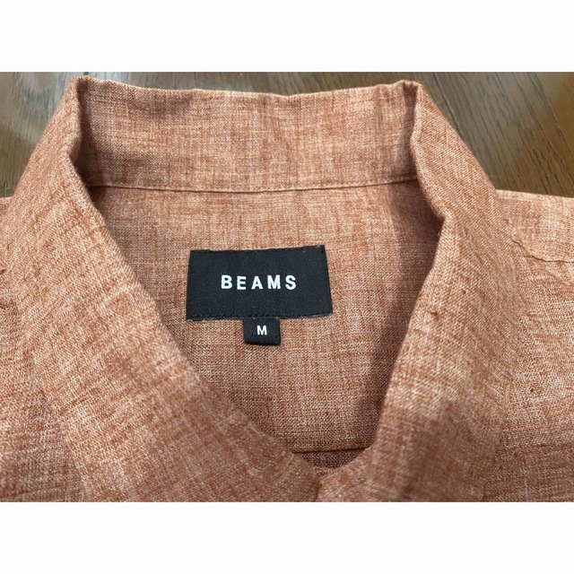 BEAMS(ビームス)のBEAMS 半袖麻シャツ メンズのトップス(Tシャツ/カットソー(半袖/袖なし))の商品写真