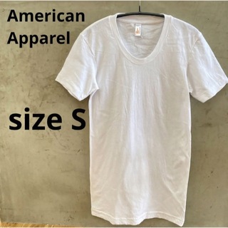 アメリカンアパレル(American Apparel)の新品送料込み　アメリカンアパレル　クルーネックTシャツ　ホワイト　S(Tシャツ(半袖/袖なし))