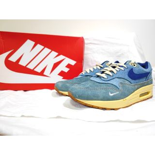 ナイキ(NIKE)のエアマックス1 SLATE/DEEPROYALBLUE -LEMONWASH(スニーカー)