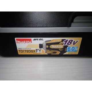 マキタ(Makita)の【マキタ】未使用：充電式インパクトドライバ<TD172DGX-FY>黄色１８ｖ(工具)