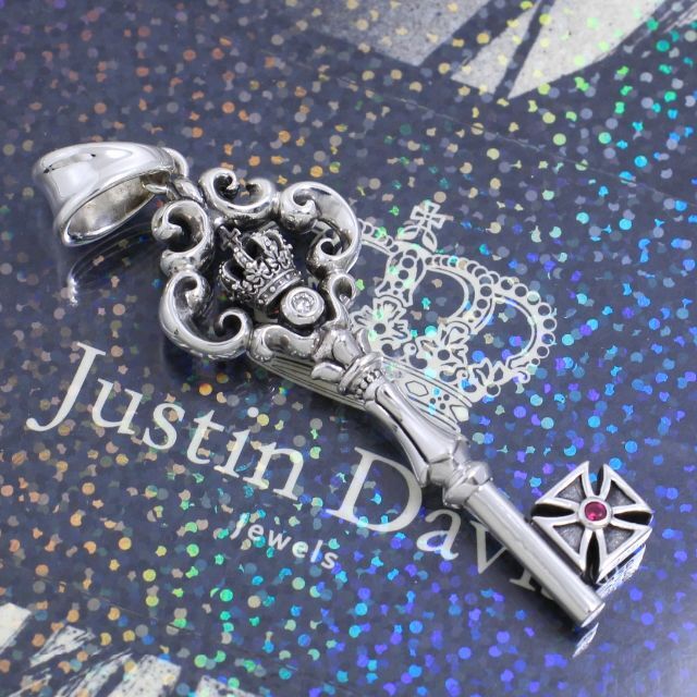 JUSTIN DAVIS CREATION KEY ペンダント 新品 - ネックレス