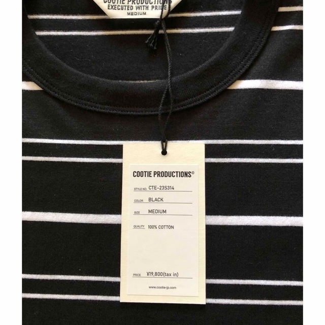 COOTIE(クーティー)の23ss Supima Border Oversized L/S Tee メンズのトップス(Tシャツ/カットソー(七分/長袖))の商品写真