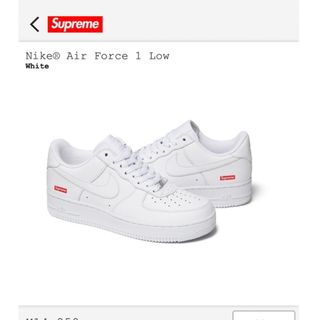 シュプリーム(Supreme)の付属品完備　未開封　シュプリーム　NIKE®︎  AIR Force １　LOW(スニーカー)