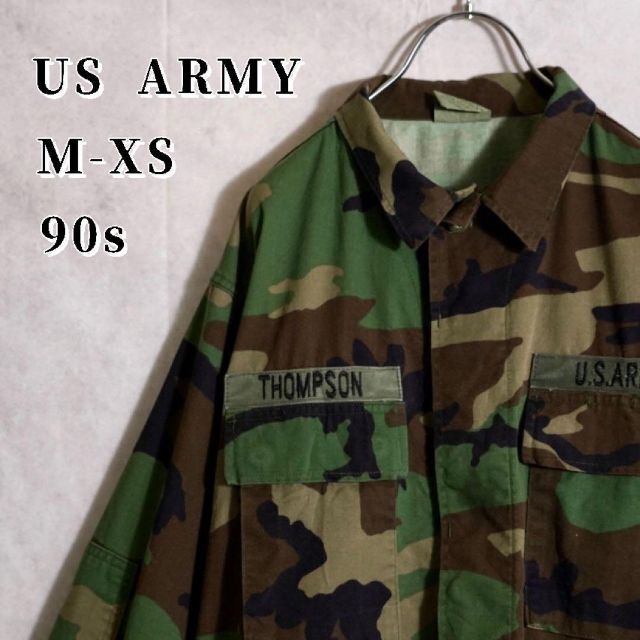 MILITARY(ミリタリー)の米軍　実物　BDUシャツ　90s MEDIUM-X-SHORT メンズのジャケット/アウター(ミリタリージャケット)の商品写真