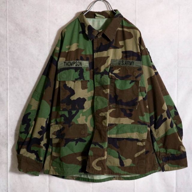 MILITARY(ミリタリー)の米軍　実物　BDUシャツ　90s MEDIUM-X-SHORT メンズのジャケット/アウター(ミリタリージャケット)の商品写真