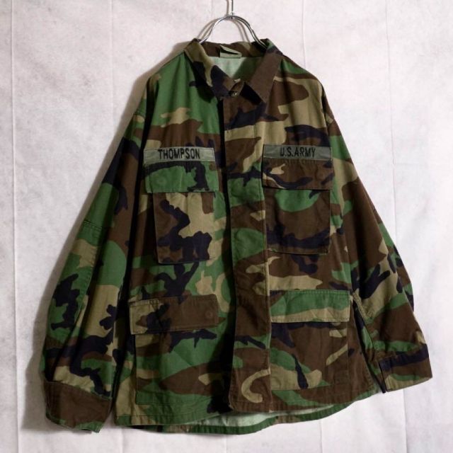 MILITARY(ミリタリー)の米軍　実物　BDUシャツ　90s MEDIUM-X-SHORT メンズのジャケット/アウター(ミリタリージャケット)の商品写真