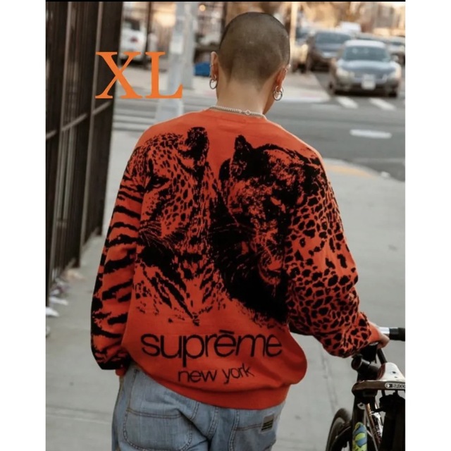 Supreme Big Cats Jacquard L/S Top